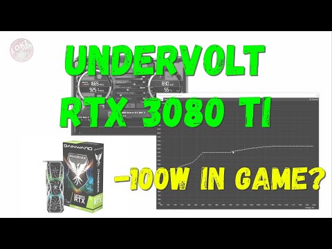 Undervolting RTX 3080 Ti for up to 100W less power in game!