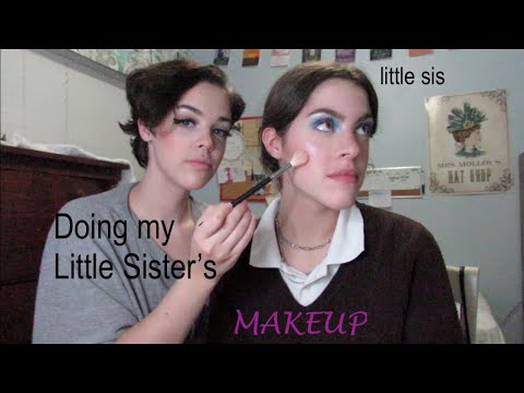 doing my sister's 14th birthday makeup | Jackie Adelle