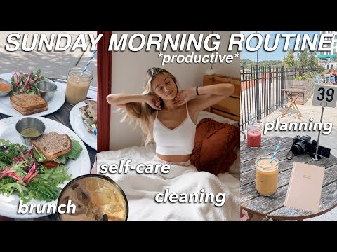 Relaxing Morning Routine | productive weekend *self-care day*