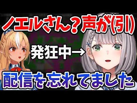 久々にコラボするも発狂してしまいフレアに引かれる団長【ホロライブ切り抜き】白銀ノエル/不知火フレア