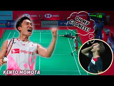 Kento Momota Last Champion Before An Unfortunate Car Accident! Kento Momota vs Viktor Axelsen