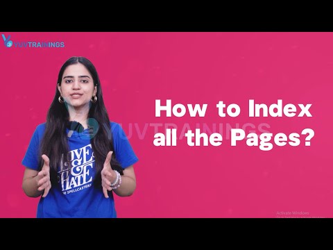 Episode 46 - How to Index all the Pages