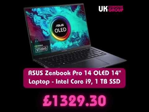 ASUS Zenbook Pro 14 OLED 14" Laptop - Intel Core i9, 1 TB SSD (Refurb) was £2049 now £1329.30 👇🔥