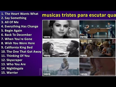 musicas tristes para escutar quando eu estiver triste ~ Música Romántica