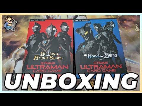 The Ultraman TCG is Here! | Unboxing Heroes of Hyper Space & Bonds of Zero Starter Decks | SD01 SD02