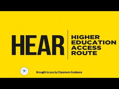 How to apply to Higher Education Access Route (HEAR)