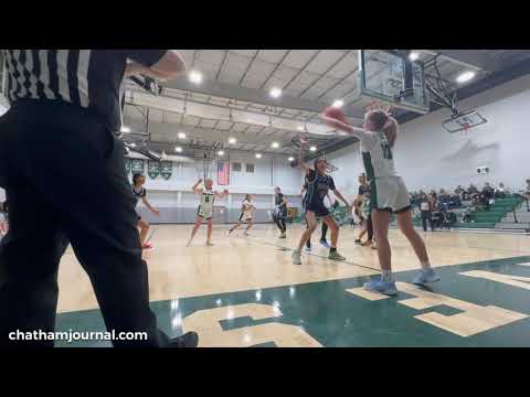 3rd quarter Woods Charter vs Triangle Math & Science girls basketball game - 1.14.25