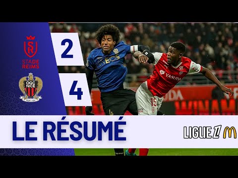 Stade de Reims - Nice | 2-4 | Highlights | Ligue 1 2024-25 | Reims Nice