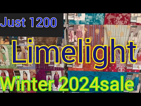 limelight winter collection 2024 |Limelight Mid Season Sale Flat 50%Off 🔥 Limelight 2024