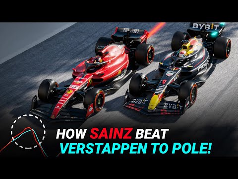 Carlos Sainz’s Emotional Pole Lap! How Sainz Beat Verstappen to Pole | F1 2023 Telemetry Analysis