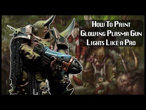 How To Paint Glowing Plasma Gun Lights Like a Pro