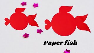 Easy paper fish craft | Simple paper fish craft | DIY paper crafts | Paper crafts easy