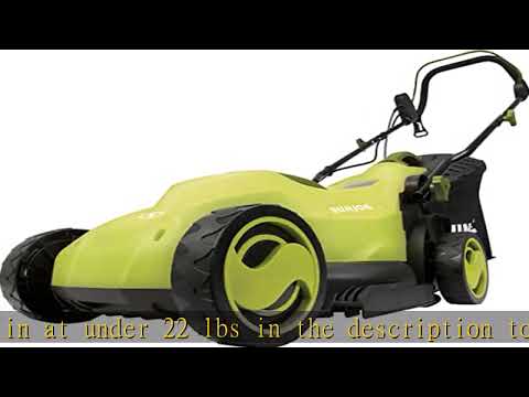 Sun Joe MJ400E 12-Amp 13-Inch Electric Lawn Mower w/ Grass Collection Bag