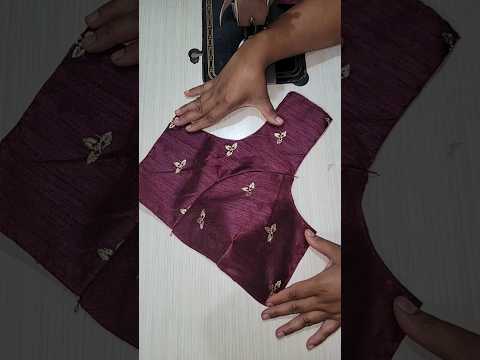 How to stitching perfect aster blouse #katori blouse stitching #short#shorts#shortvideo