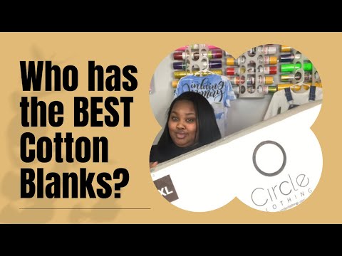 I found The Best Cotton Clothing Blanks for your Business / Crafts | Circle Clothing!