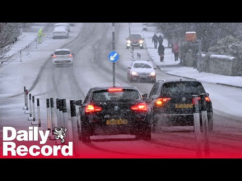 Snow map shows five inches of snow heading for Scotland