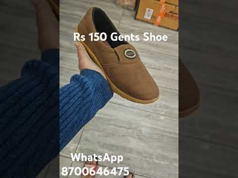 Rs 150 Gents Shoe #shoes #chappalmarket #inderlokchappalmarket#wholesale #wholesalemarket #shorts