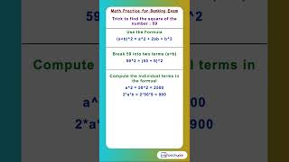 Trick to Find the Square of 2 Digit numbers | Banking Exam Maths