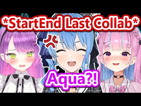 Suisei Lost It After Aqua Said This In Their Final Collab...