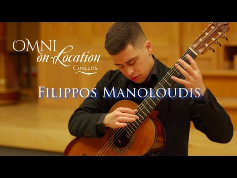 Filippos Manoloudis - Guitar Concert - Constantinidis, Takemitsu, Granados Valses - Omni on-Location