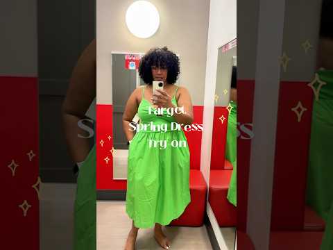 Target Spring dress try on! #plussizefashionoutfits