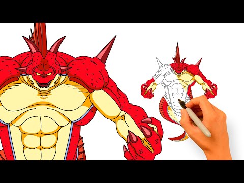 How to Draw Demon Realm Porunga From Dragon Ball Daima