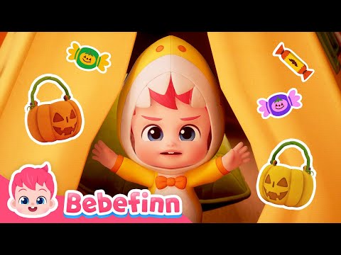 🍬 Trick or TreatㅣBebefinn Playtime Halloween | Musical Stories