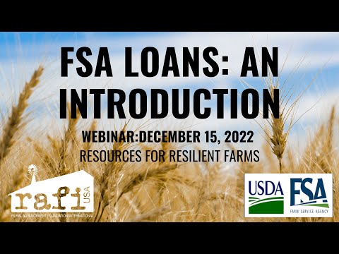 Intro to FSA Loans Webinar