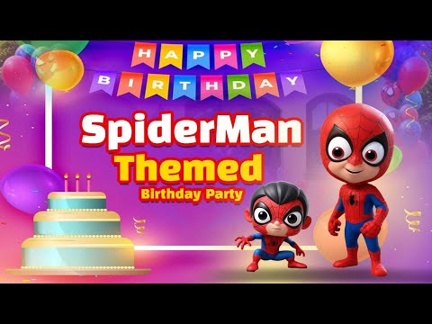 Happy Birthday Song for Spiderman Theme Birthday Party | Polo Pal Rhymes #kidssongs #nurseryrhymes