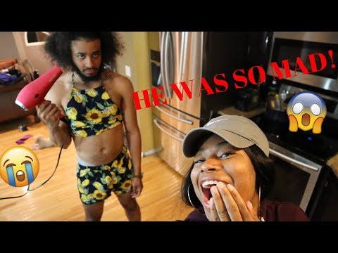 TURNING MY BOYFRIEND INTO ME! HILARIOUS!! (HE WAS SO MAD)