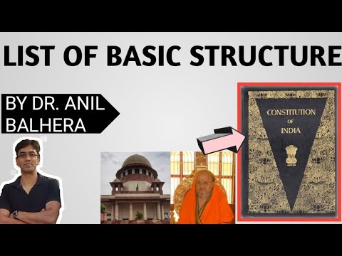 Important list of Basic Structure for competitive exams