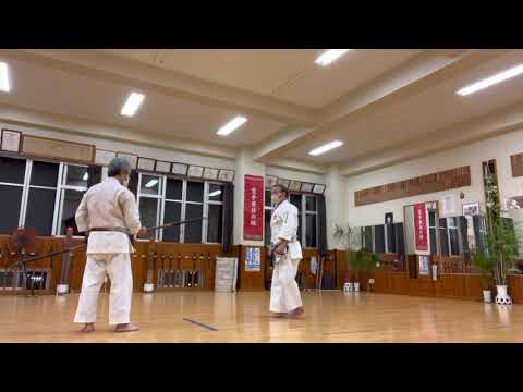 Bo vs Kumitekko practice 棒対組鉄甲研究 #信武舘 #古武道 #karate #shimbukan #okinawa #空手 #kobudo #沖縄