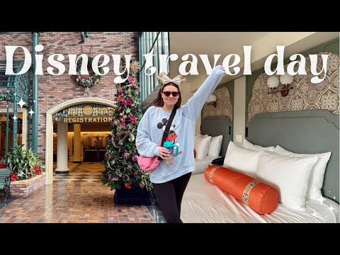 Disney World vlog ep. 1 - TRAVEL DAY ✨🏰 Port Orleans French Quarter check in, renovated room tour!