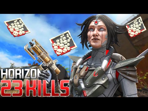 Horizon 23 KILLS and 6,600 Damage Apex Legends Gameplay