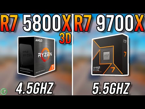 Ryzen 7 5800X3D vs Ryzen 7 9700X - Gaming Difference?