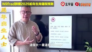 【馬】2025乙巳年生肖運勢｜Wilfred師傅預測2025蛇年十二生肖運勢｜2025犯太歲、人緣運、財運、事業運、姻緣運生肖詳講 #玄宇宙