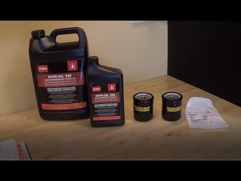 Toro Zero Turn Lawn Mower Hydrostatic Transmission Fluid Change