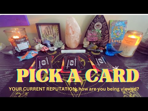 YOUR CURRENT REPUTATION ✨ how are they viewing you? 🔮 PICK A CARD psychic tarot