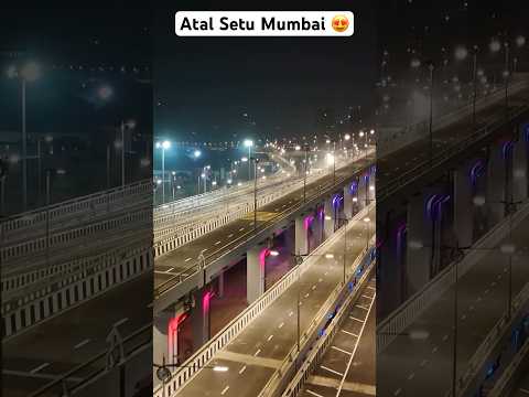 India’s Longest sea bridge | Atal Setu | mumbai trans harbour link #trending #viral #youtubeshorts