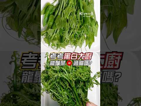 黑白大廚也分得出龍鬚菜跟過貓嗎？｜公視我們的島 #shorts  #熱門