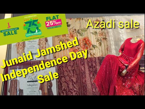 Junaid Jamshed Sale - J. Independence Day Sale - flat 25% off on entire stock - j.sale