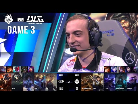 G2 vs Bilibili Gaming, Game 3 | World Championship 2024 Swiss Stage Day 9 | G2 vs BLG G3