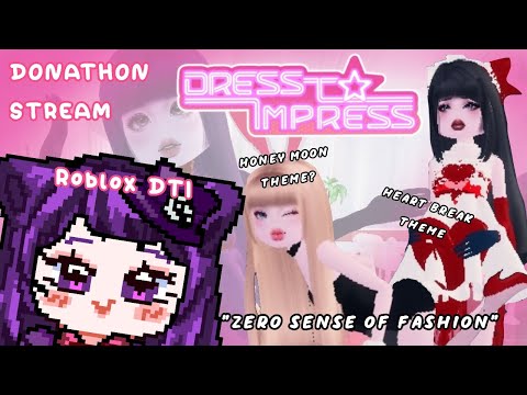 💜【 Donathon + Game 】Vtuber Abal Abal Jadi model? mang bisa? Dress to impress roblox