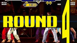 Team CVS Ryu vs Team SFTM Ryu 4v4 Patch MUGEN 1.0 Battle!!!