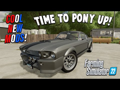 MUSTANG ON!! NEW MODS!! ON FARMING SIMULATOR 22 | PS5 (Review) 6th Nov 24.