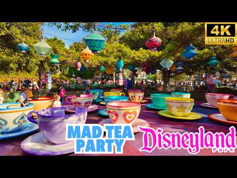 Mad Tea Party POV October 2024 Disneyland Resort Ride