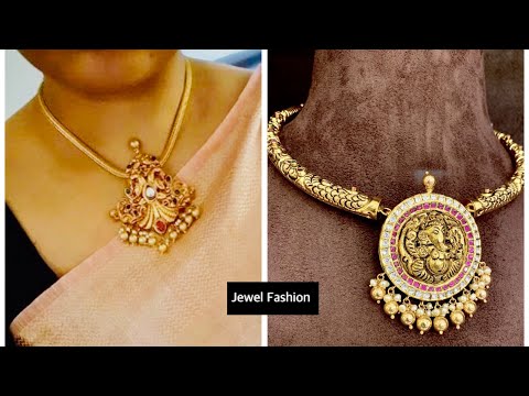 Latest Simple Gold Necklace Designs || Traditional Gold Necklace Designs