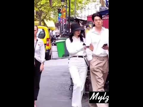 Kim Woo Bin and Shin Min Ah in Paris