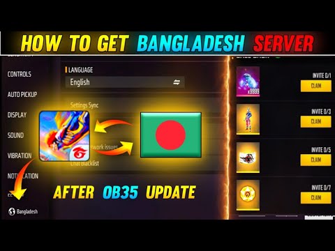 How To Create Bangladesh Server ID In Free Fire Server Change | How to change server in free fire