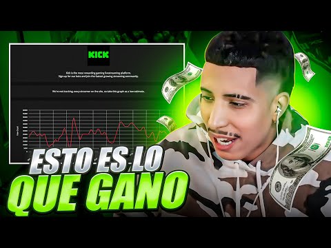 ¿CUÁNTO $ GANO EN KICK? 🤑| MR STIVEN